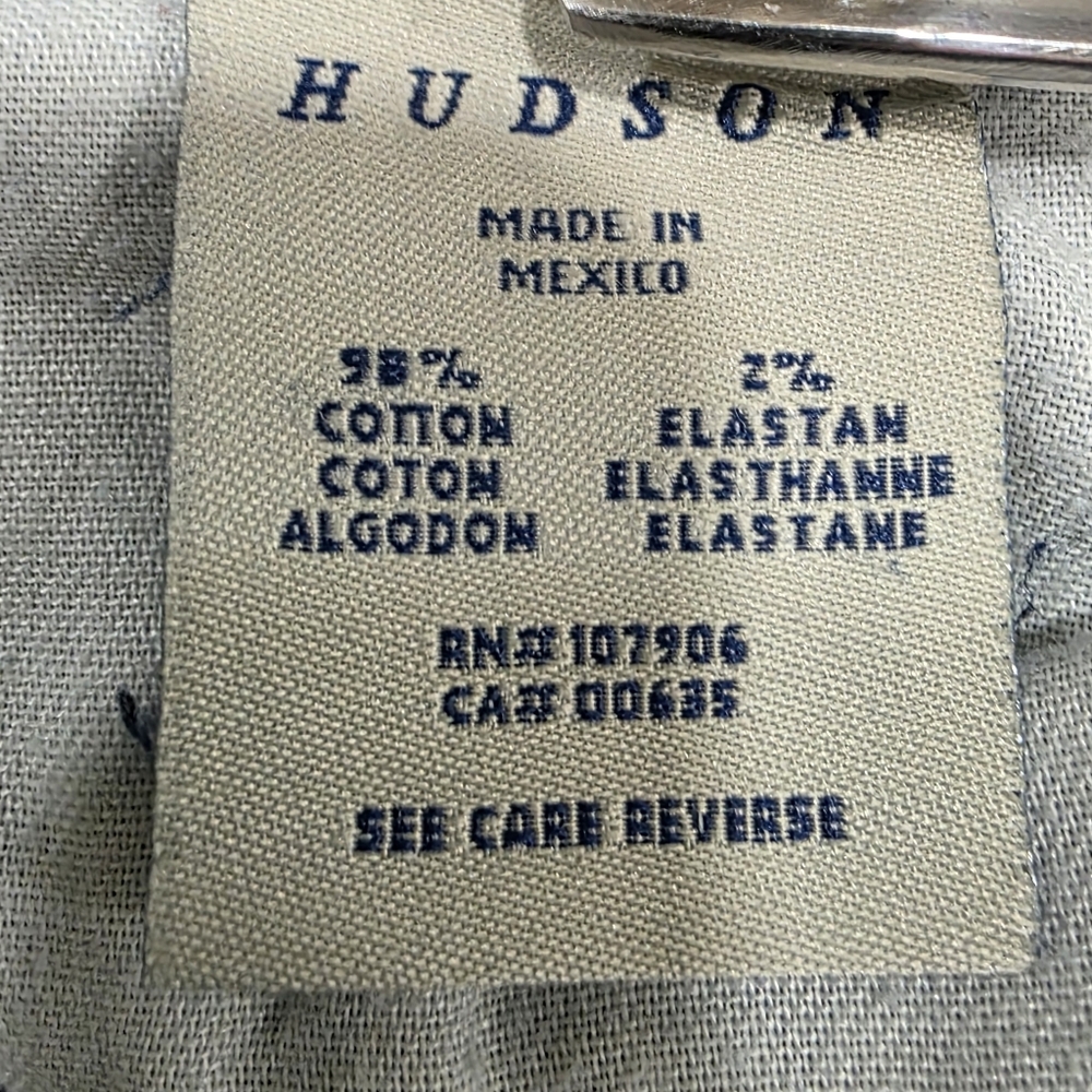 Hudson Beth Baby Jeans Mid Rise Dark Wash 31 - Picture 10 of 10
